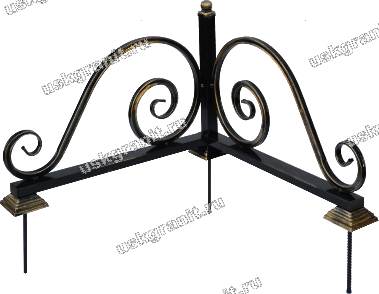 Кованый угловой элемент №306